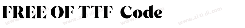FREE3OF9TTF或 Code1字体转换